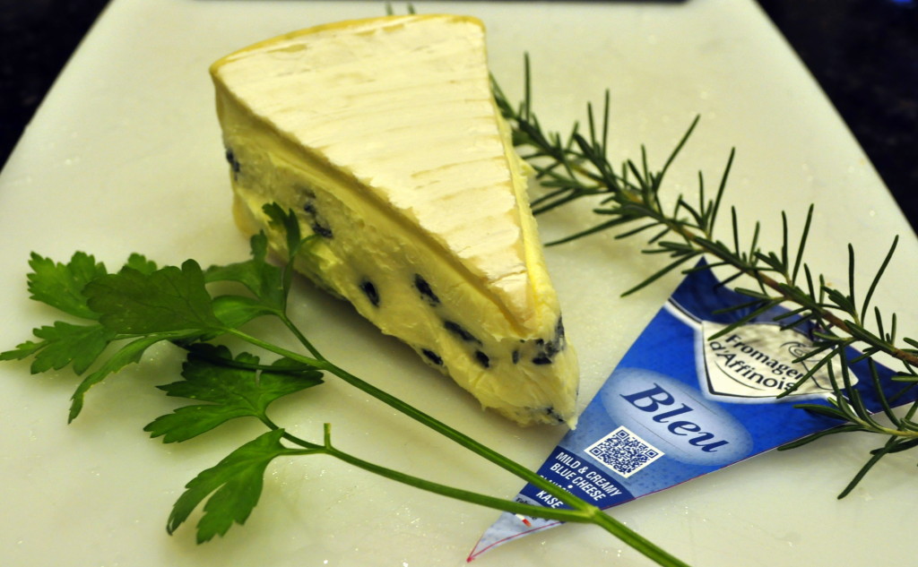 Creamy and mild, this Fromager d'Affinios Bleu may just become your new favorite cheese
