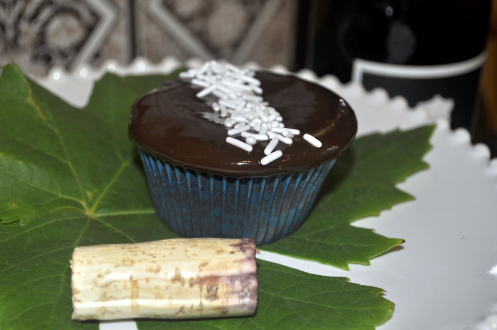 Here are the Red WIne Chocolate Cupcakes with Chocolate Glaze I tested