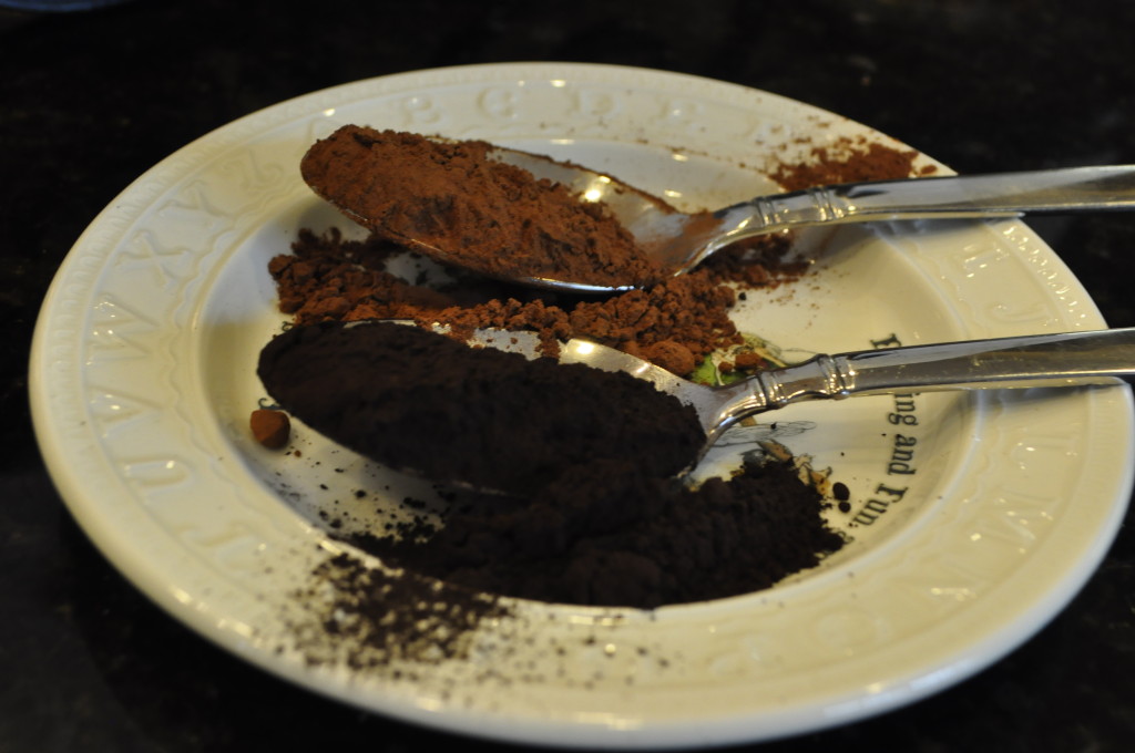 Ghirardelli Premium Baking  Cocoa compared to Bloomer Black Cocoa Powder