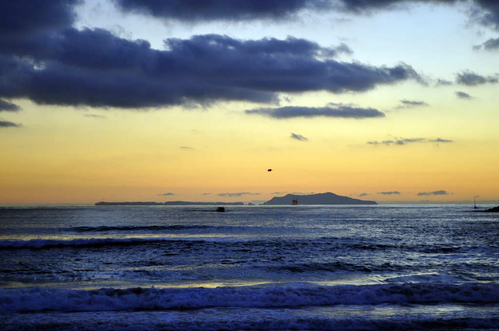 Anacapa Island at dusk