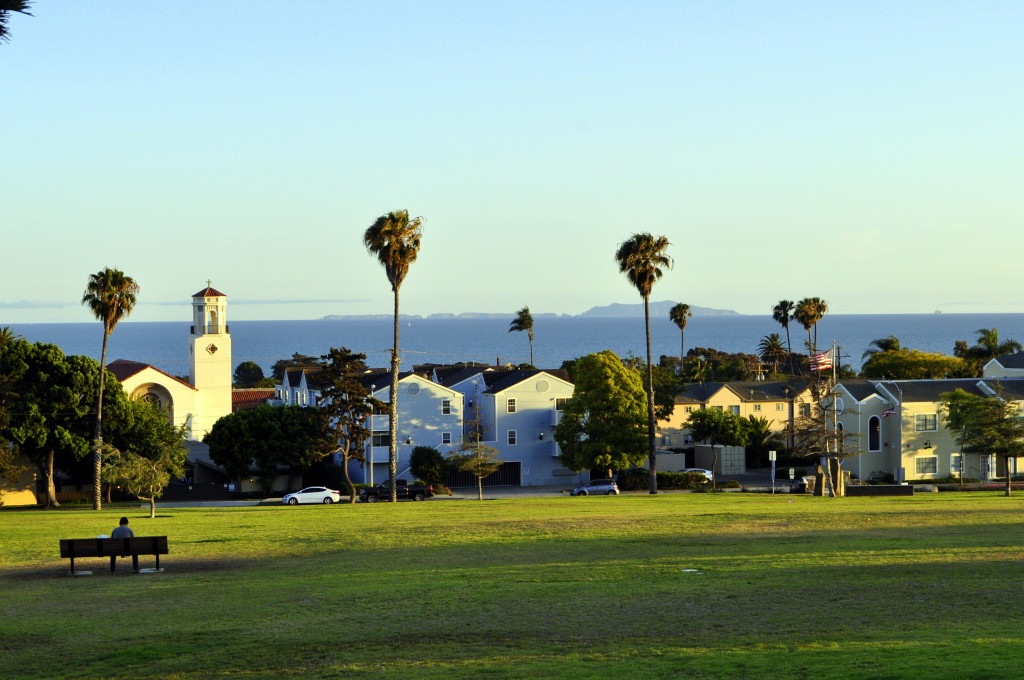 It was a beautiful summer evening in Ventura!  Anacapa Island from Cemetery Park.